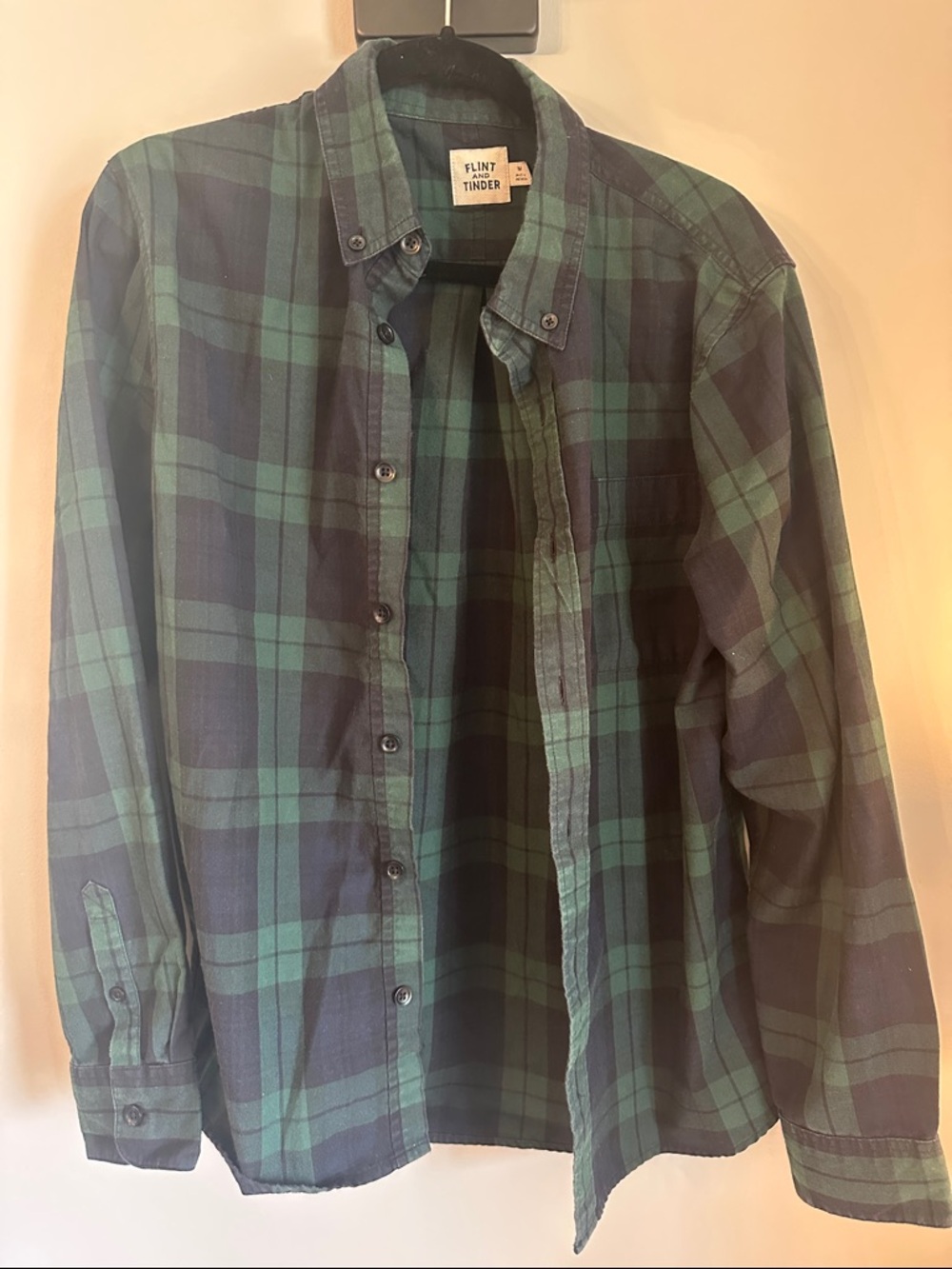 Casual Plaid Button-Down Shirt